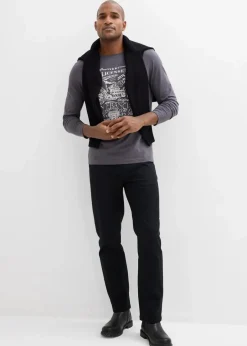 Sale Classic Fit Stretch-Hose, Straight Herren Große Größen|Basics