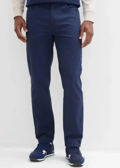 Herren bonprix Hosen|Basics|Classic Fit Stretch-Hose, Straight