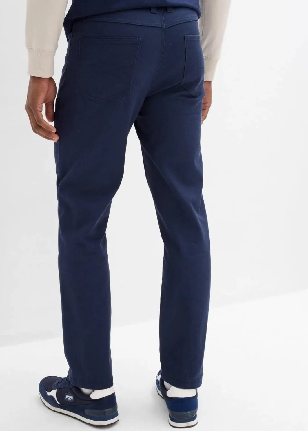Herren bonprix Hosen|Basics|Classic Fit Stretch-Hose, Straight