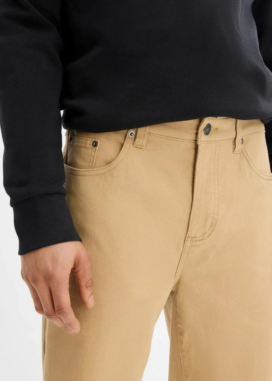 Clearance Classic Fit Stretch-Hose, Straight Herren Hosen|Basics