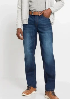 Hot Classic Fit Stretch-Jeans, Straight Herren Große Größen|Jeans