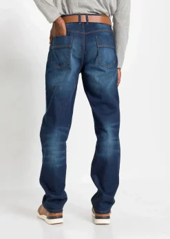Hot Classic Fit Stretch-Jeans, Straight Herren Große Größen|Jeans