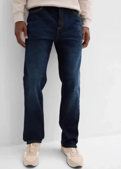 Discount Classic Fit Stretch-Jeans, Straight Herren Jeans|Große Größen