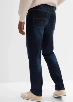 Discount Classic Fit Stretch-Jeans, Straight Herren Jeans|Große Größen