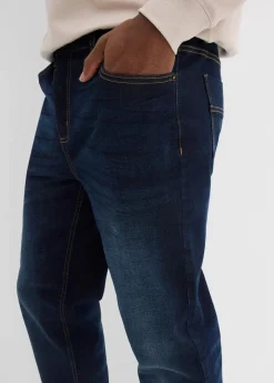 Discount Classic Fit Stretch-Jeans, Straight Herren Jeans|Große Größen