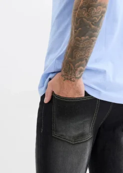 Discount Classic Fit Stretch-Jeans mit Bequembund, Bootcut Herren Jeans