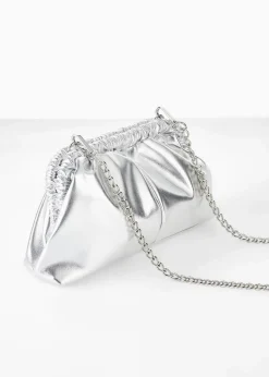 Damen bonprix Taschen|Festliche Mode|Clutch mit abnehmbarem Taschengurt