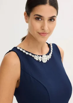 New Cocktailkleid mit Strassapplikation Damen Bekleidung·Pullover & Strickjacken|Festliche Mode