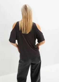 New Cold-Shoulder-Shirt aus Viskose Damen Nachhaltigere Materialien|Shirts & Tops