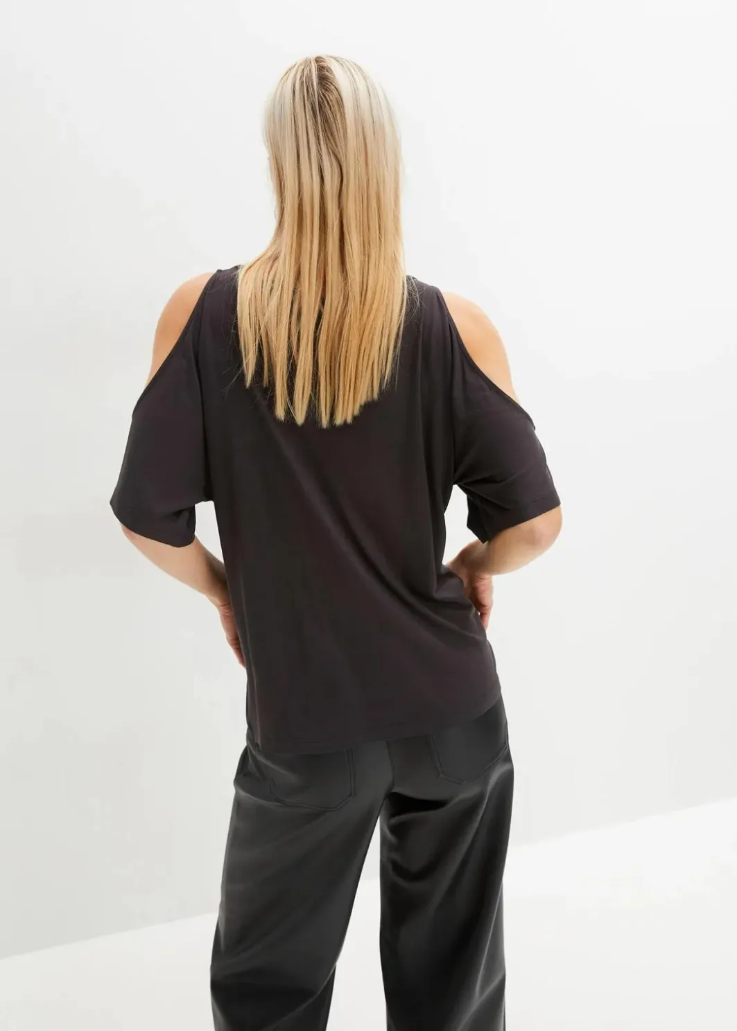 New Cold-Shoulder-Shirt aus Viskose Damen Nachhaltigere Materialien|Shirts & Tops