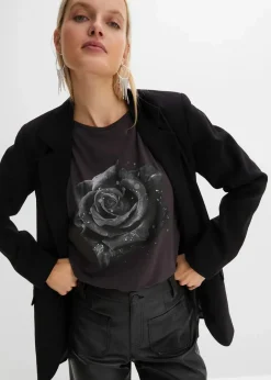 New Cold-Shoulder-Shirt aus Viskose Damen Nachhaltigere Materialien|Shirts & Tops