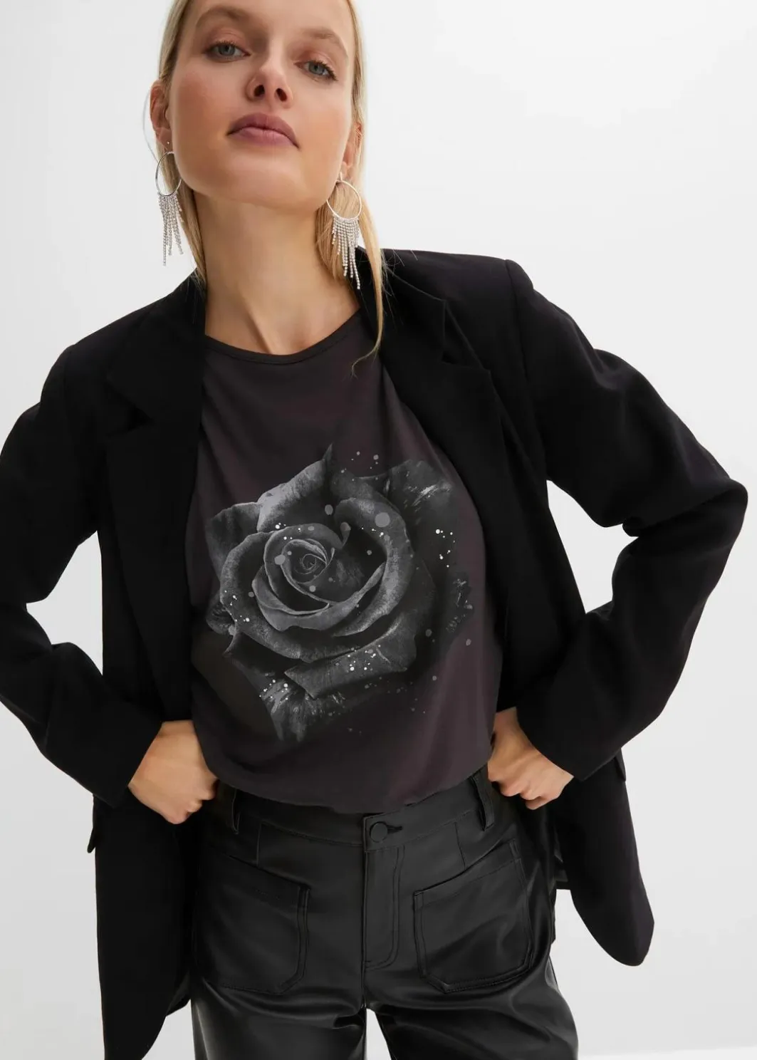 New Cold-Shoulder-Shirt aus Viskose Damen Nachhaltigere Materialien|Shirts & Tops