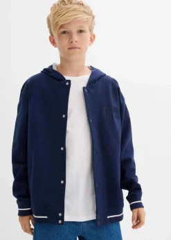 Online College-Sweatjacke mit Kapuze aus reiner Bio-Baumwolle Kinder Jungen 9-16 Jahre·Sweat & Strick|Jungen 2-8 Jahre·Nachhaltigere Materialien