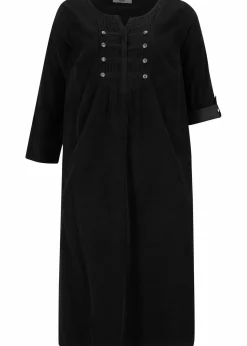 Online Cord-Blusenkleid aus reiner Baumwolle Damen Kleider|Bekleidung·Pullover & Strickjacken