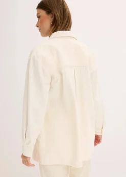 Cordhemd aus reiner Baumwolle Damen Bekleidung·Jacken & Mäntel|Blusen & Tuniken