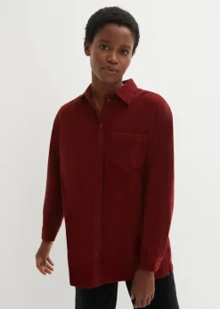 Online Cordhemd aus reiner Baumwolle Damen Blusen & Tuniken|Bekleidung·Jacken & Mäntel
