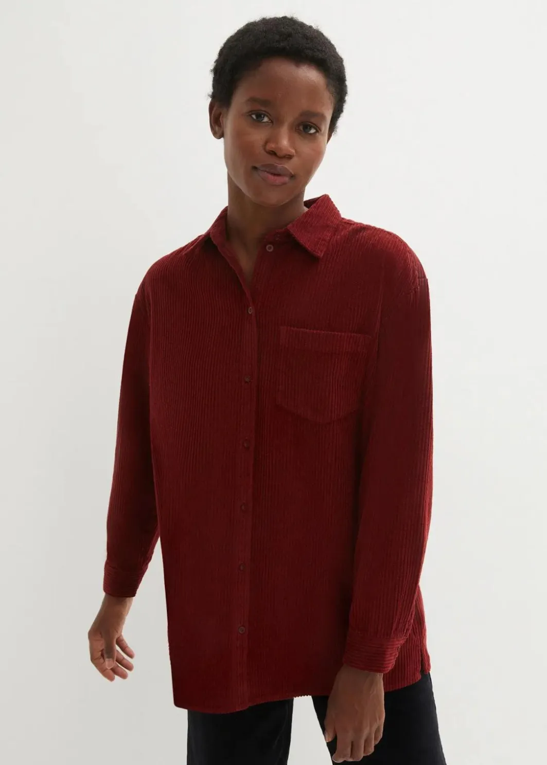 Online Cordhemd aus reiner Baumwolle Damen Blusen & Tuniken|Bekleidung·Jacken & Mäntel