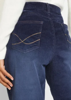 Clearance Cordhose aus Baumwolle mit Stretch Damen Bekleidung·Kleider|Hosen