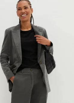 Damen bonprix Bekleidung·Kleider|Nachhaltigere Materialien|Cordhose aus Bio-Baumwolle mit Stretch