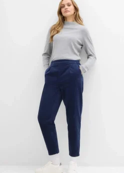 Damen bonprix Bekleidung·Kleider|Nachhaltigere Materialien|Cordhose aus Bio-Baumwolle