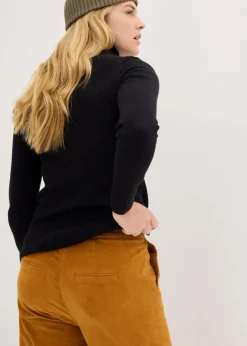 Damen bonprix Hosen|Nachhaltigere Materialien|Cordhose aus Bio-Baumwolle
