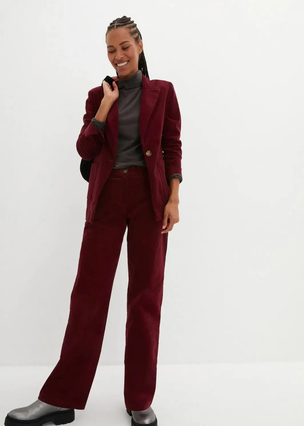 Cordhose aus Bio-Baumwolle mit Stretch Damen Nachhaltigere Materialien|Hosen