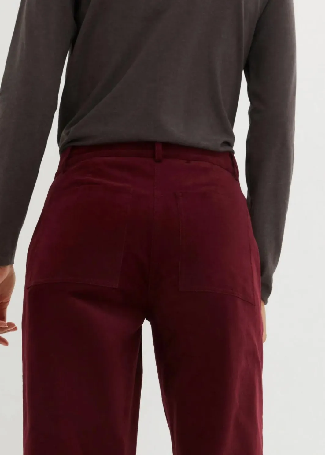Cordhose aus Bio-Baumwolle mit Stretch Damen Nachhaltigere Materialien|Hosen