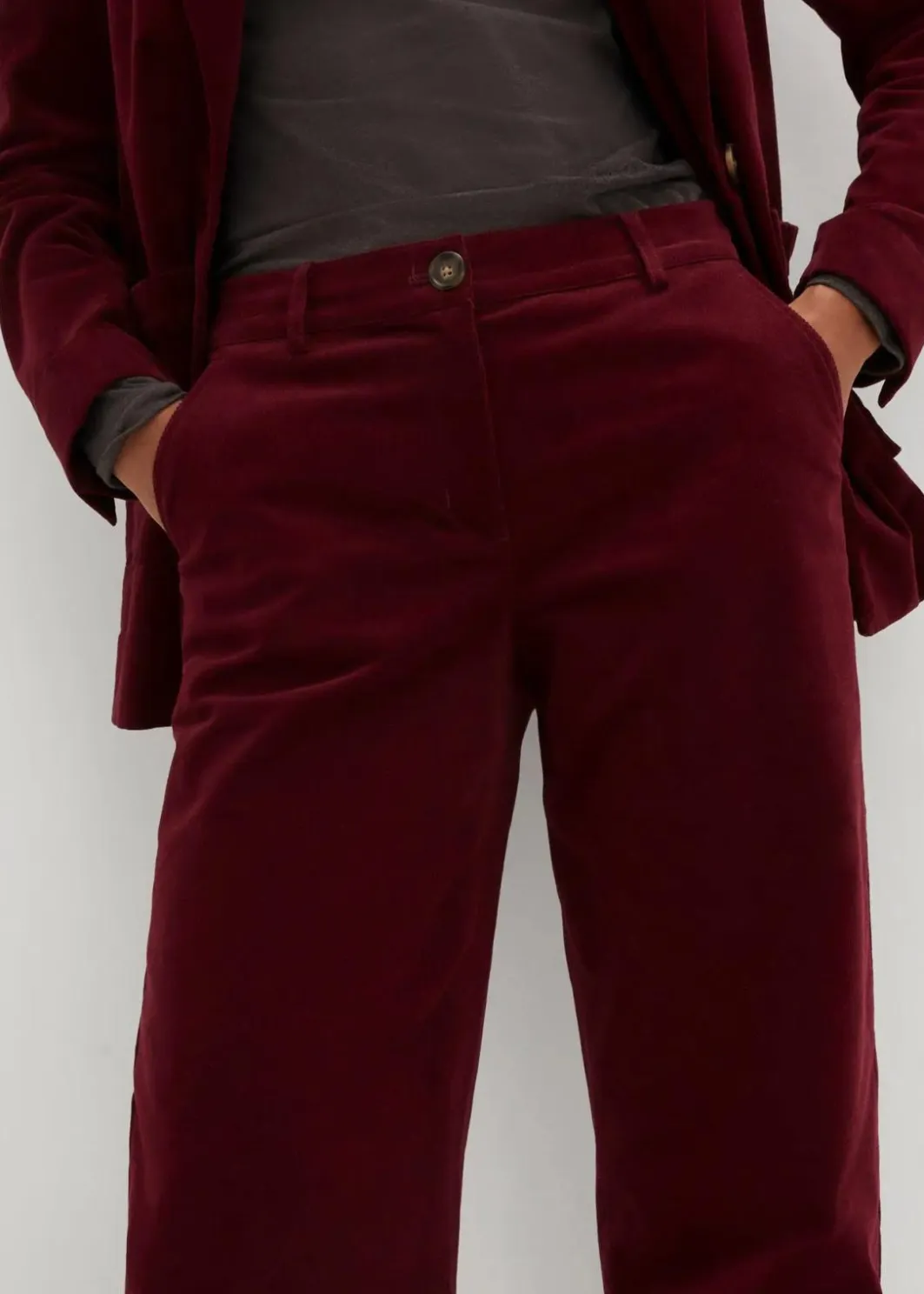 Cordhose aus Bio-Baumwolle mit Stretch Damen Nachhaltigere Materialien|Hosen