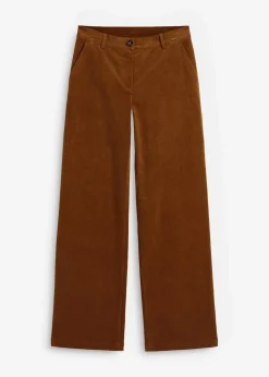 Damen bonprix Nachhaltigere Materialien|Hosen|Cordhose aus Bio-Baumwolle mit Stretch