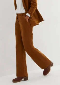 Damen bonprix Nachhaltigere Materialien|Hosen|Cordhose aus Bio-Baumwolle mit Stretch