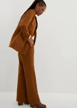 Damen bonprix Nachhaltigere Materialien|Hosen|Cordhose aus Bio-Baumwolle mit Stretch
