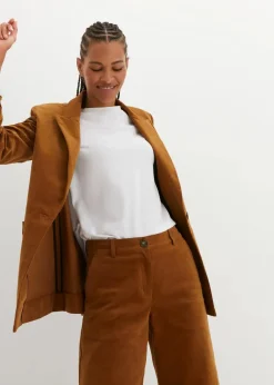 Damen bonprix Nachhaltigere Materialien|Hosen|Cordhose aus Bio-Baumwolle mit Stretch