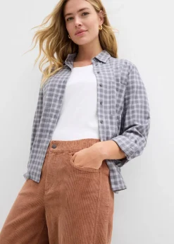 Damen bonprix Hosen|Bekleidung·Kleider|Cordhose in Barellform