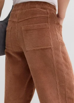 Damen bonprix Hosen|Bekleidung·Kleider|Cordhose in Barellform