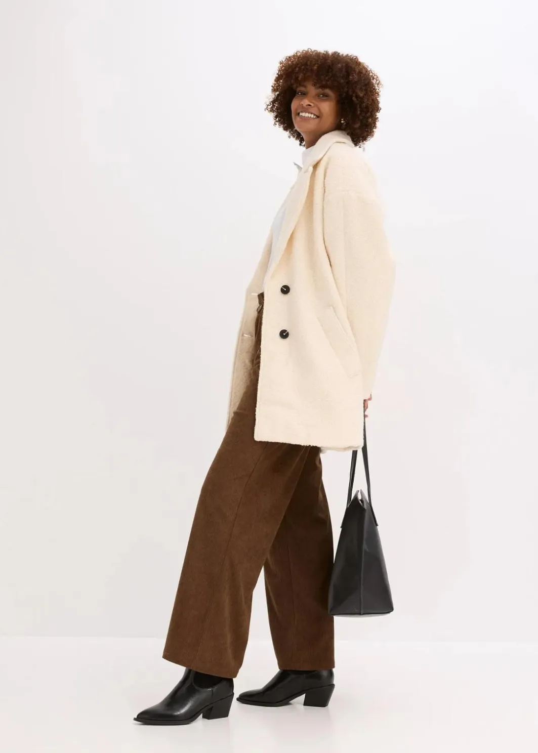 Hot Cordhose mit weitem Bein Damen Hosen