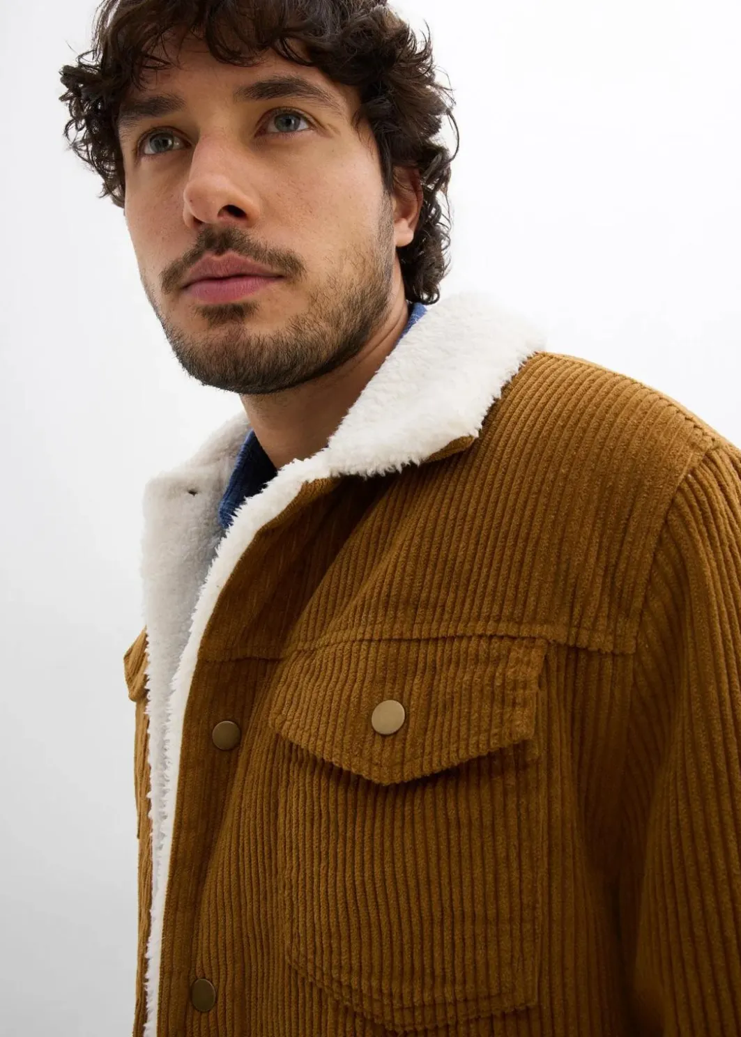 Discount Cord-Jacke mit Teddyfutter Herren Große Größen|Jacken & Mäntel