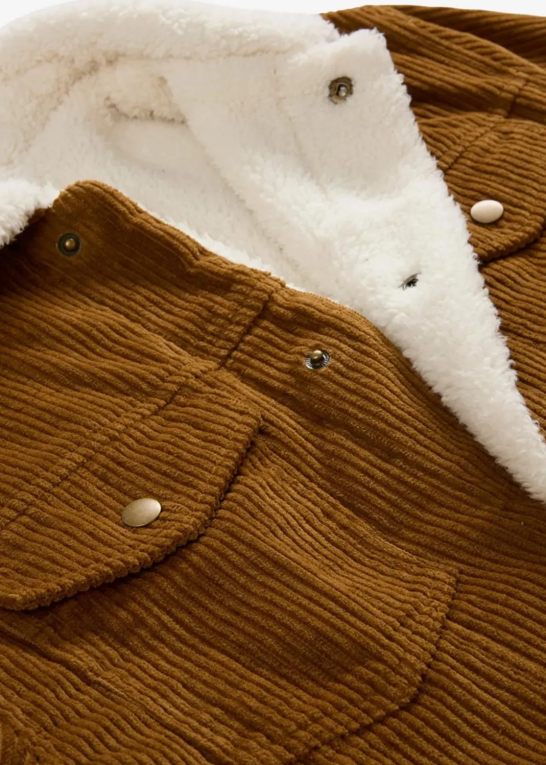 Discount Cord-Jacke mit Teddyfutter Herren Große Größen|Jacken & Mäntel