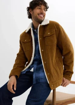 Discount Cord-Jacke mit Teddyfutter Herren Große Größen|Jacken & Mäntel