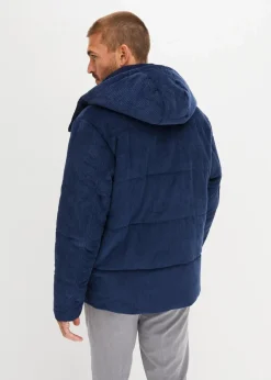 Cord-Steppjacke mit abnehmbarer Kapuze Herren Große Größen|Jacken & Mäntel
