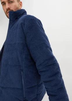 Cord-Steppjacke mit abnehmbarer Kapuze Herren Große Größen|Jacken & Mäntel