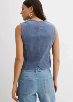 Cord-Weste Damen Jacken & Mäntel|Nachhaltigere Materialien