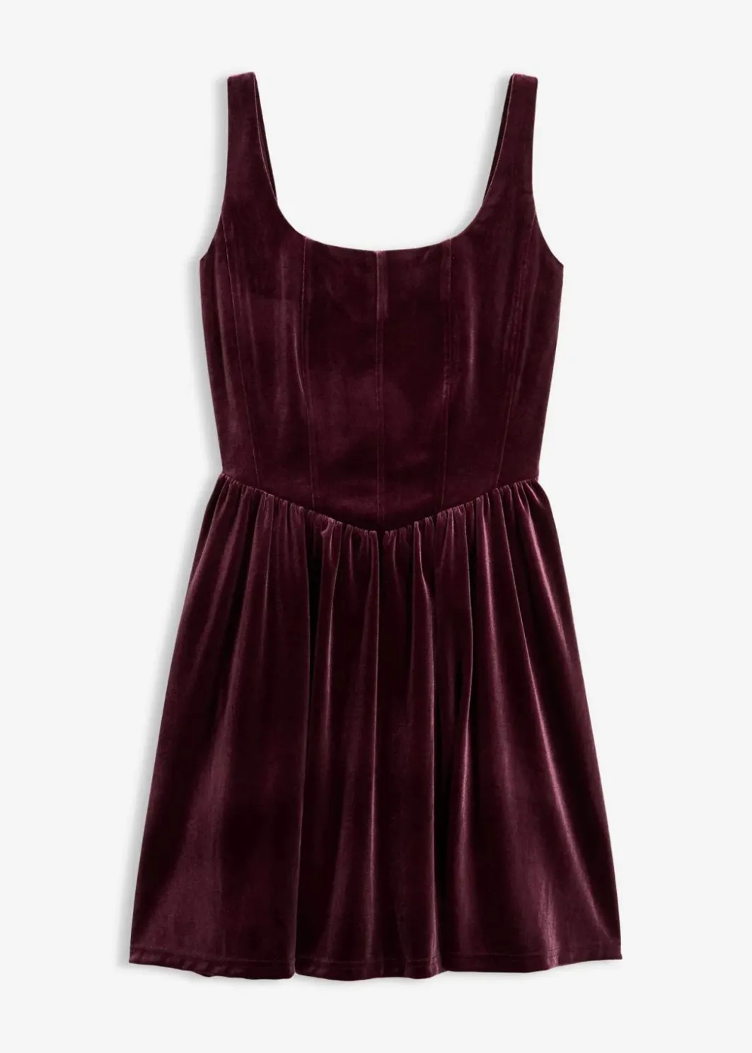 Corsagenkleid aus softem Samt Damen Kleider