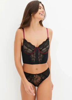 Damen bonprix Große Cups D-H|Dessous|Corsagen-Top mit Bügel