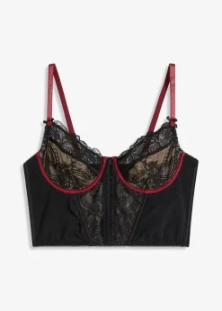 Outlet Corsagen-Top mit Bügel Damen Dessous|Corsagen & Negligés