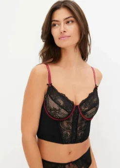 Outlet Corsagen-Top mit Bügel Damen Dessous|Corsagen & Negligés