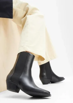 Damen bonprix Stiefeletten|Schuhe & Accessoires In Spezialgrößen·Elastischer Schaft|Cowboy-Boots