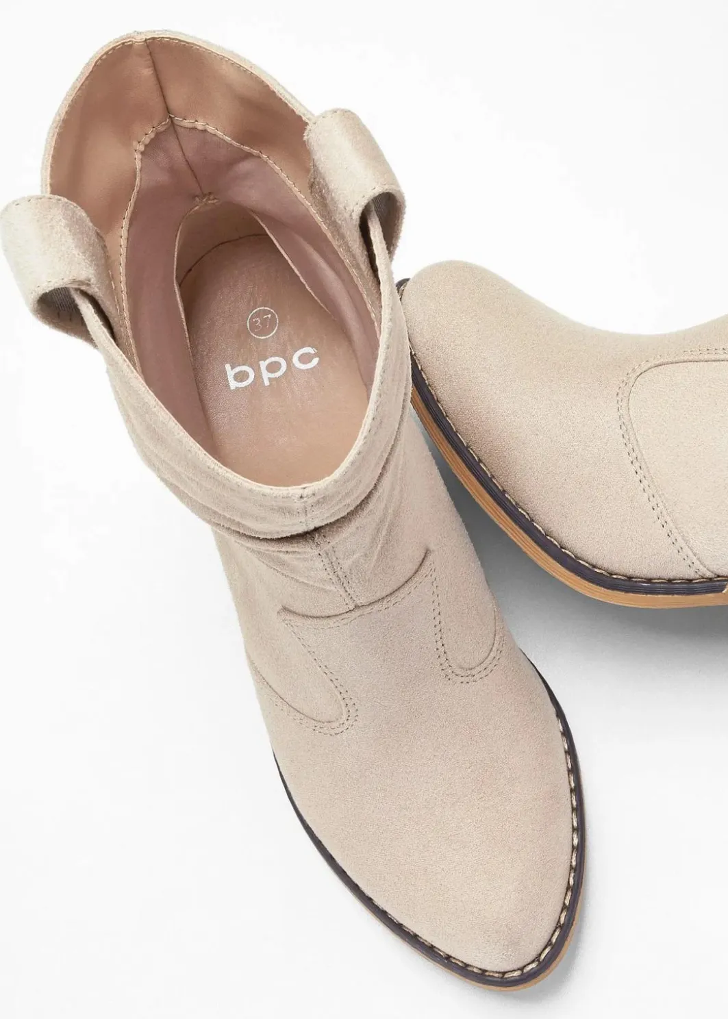 Cowboy-Boots mit Raffung Damen Schuhe & Accessoires In Spezialgrößen·Schuhe In Übergröße|Stiefeletten
