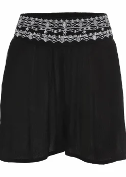 Damen bonprix Shorts|Hosen|Crincle-Shorts aus fließender Viskose