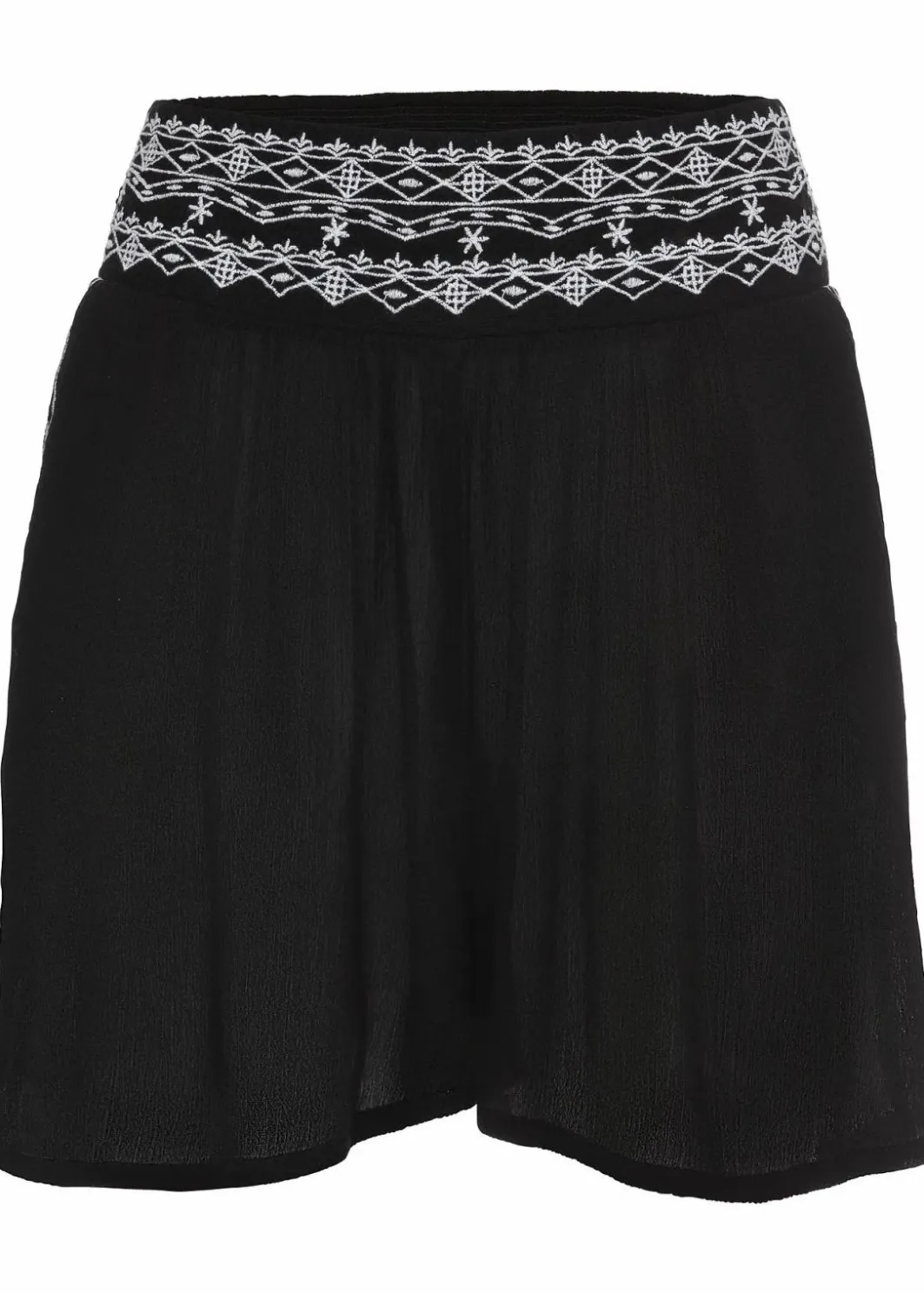 Damen bonprix Shorts|Hosen|Crincle-Shorts aus fließender Viskose