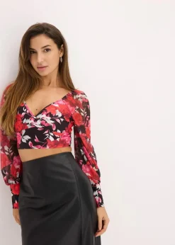Damen bonprix Bekleidung·Jacken & Mäntel|Blusen & Tuniken|Cropped Blusentop